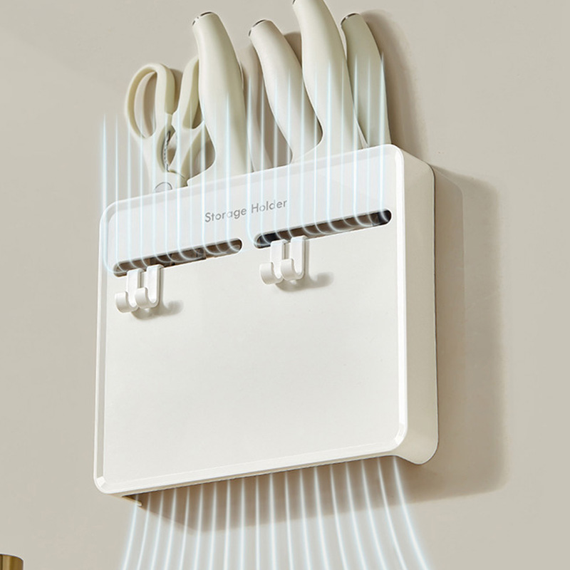 Kitchen Gadgets Cabinet - Rak Pisau Dapur Tanpa Bor, Rak