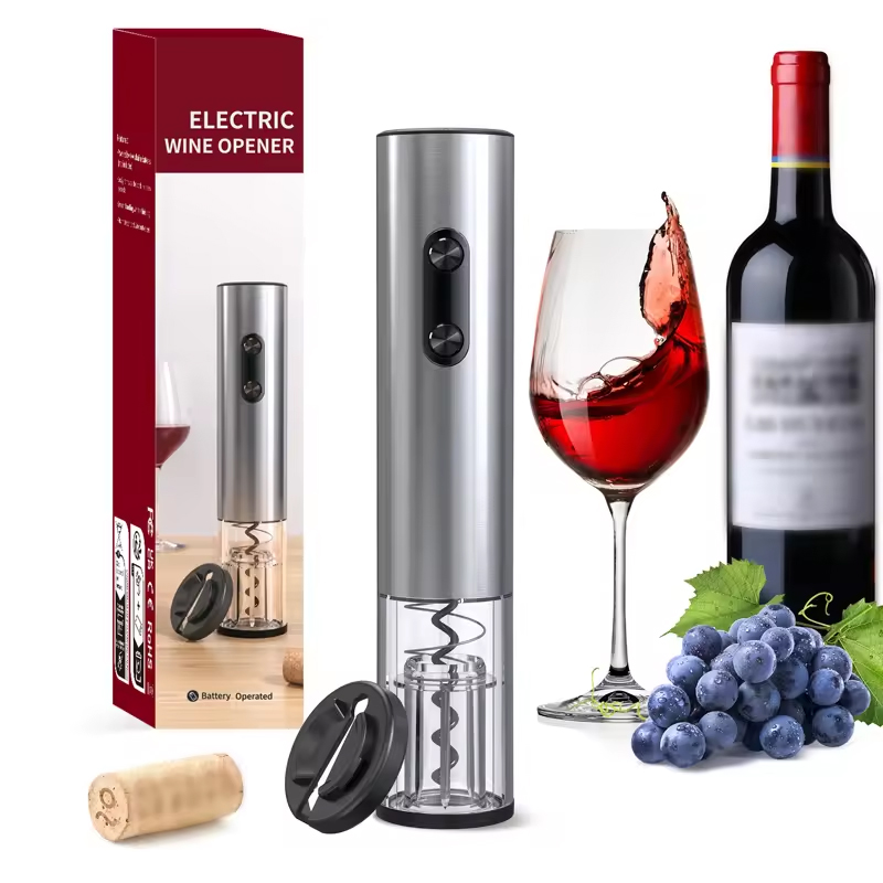 Electric Can Opener - 1/4 pcs Pembuka Botol Anggur Elektrik
