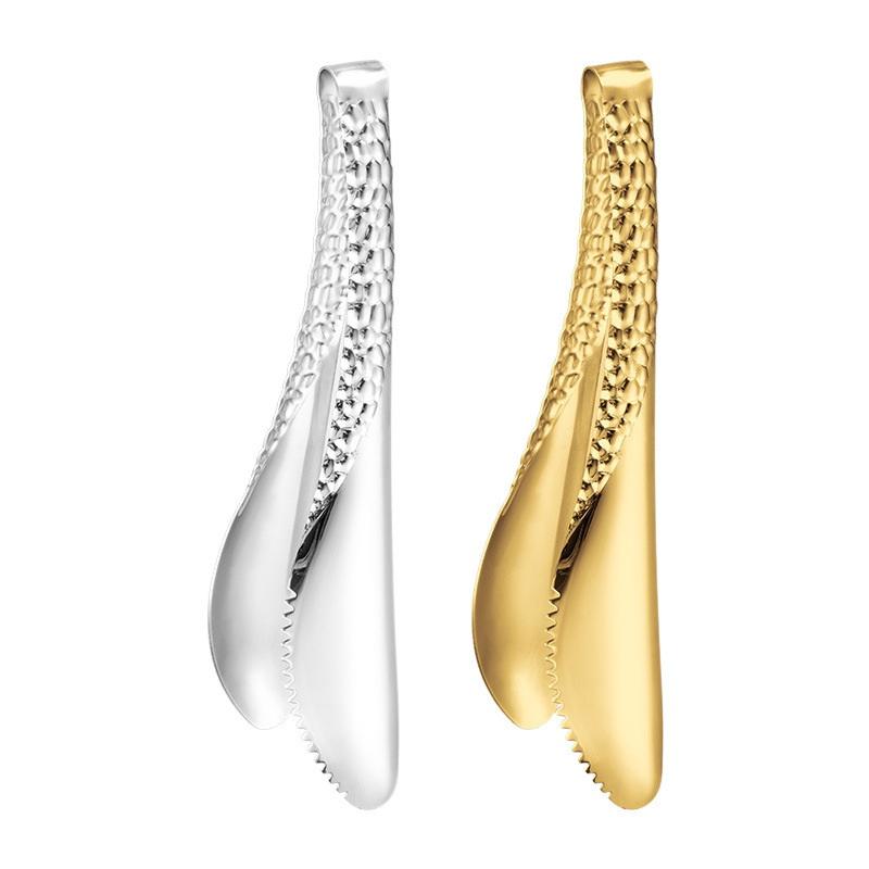 Kitchen Gadgets Pasta - Penjepit Roti Stainless Steel Motif Ular,