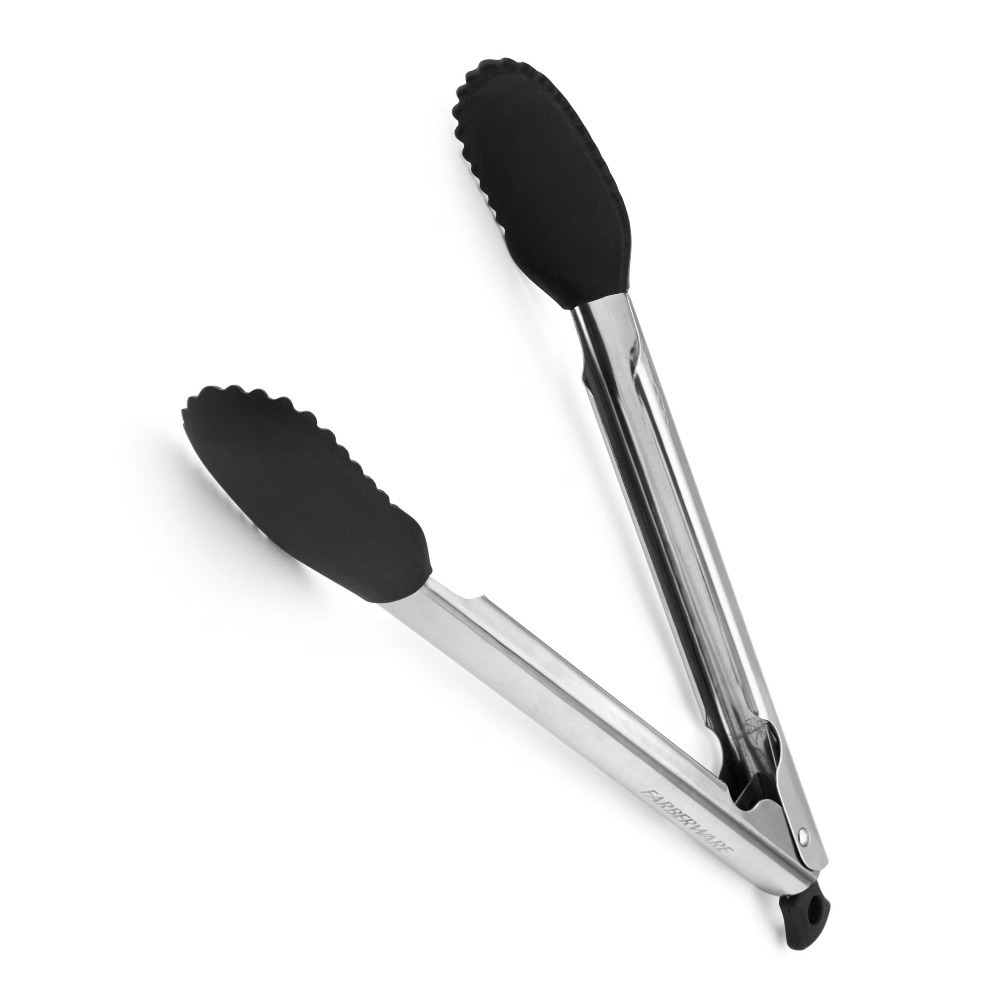 Kitchen Gadgets And Utensils - Penjepit Makanan dengan Ujung Silikon 11