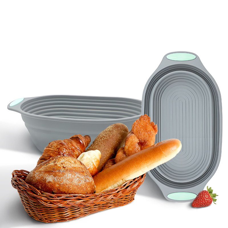 Kitchen Gadgets Best - 1 Buah Keranjang Fermentasi Roti Silikon