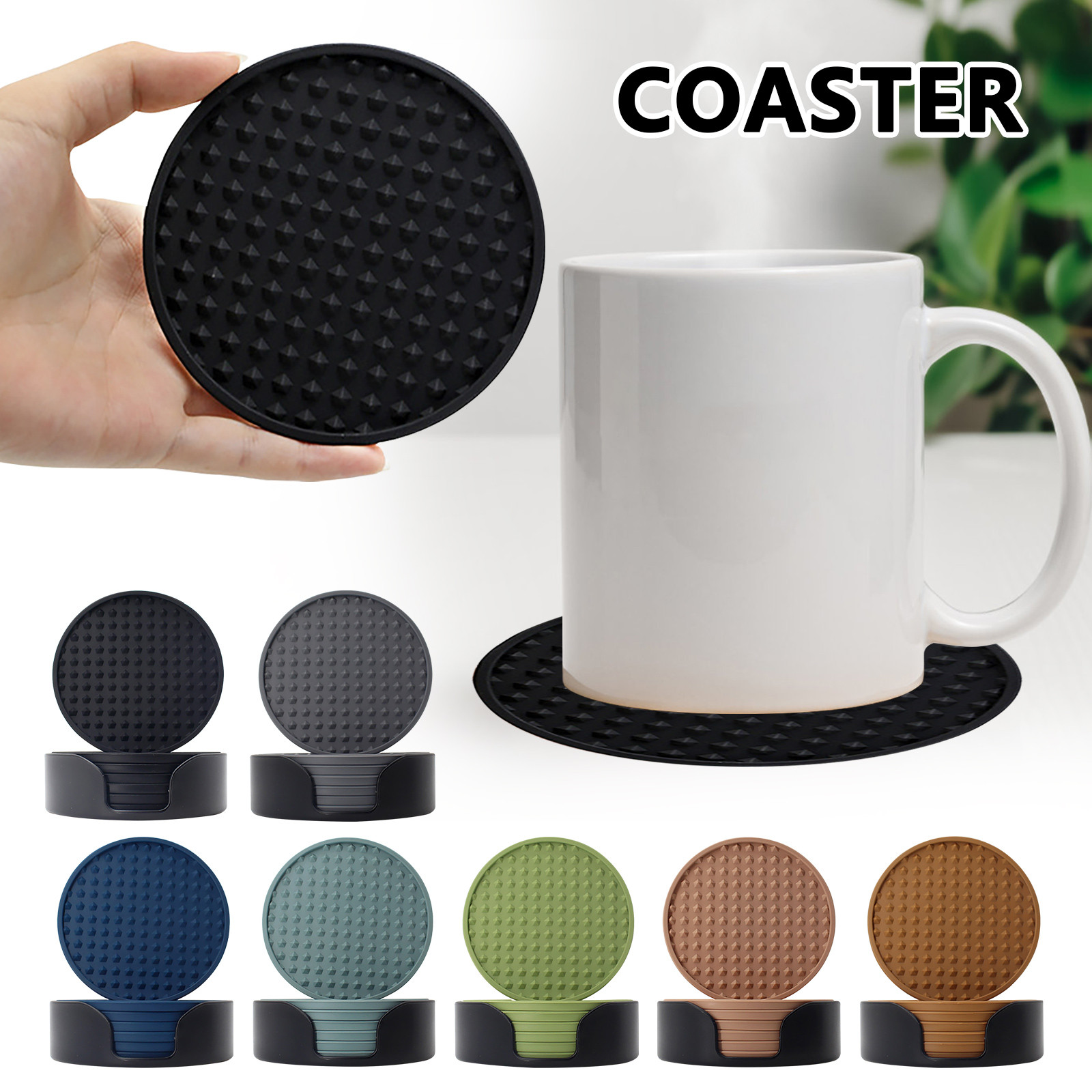 Kitchen Gadgets Set - 6 buah Set alas minum silikon