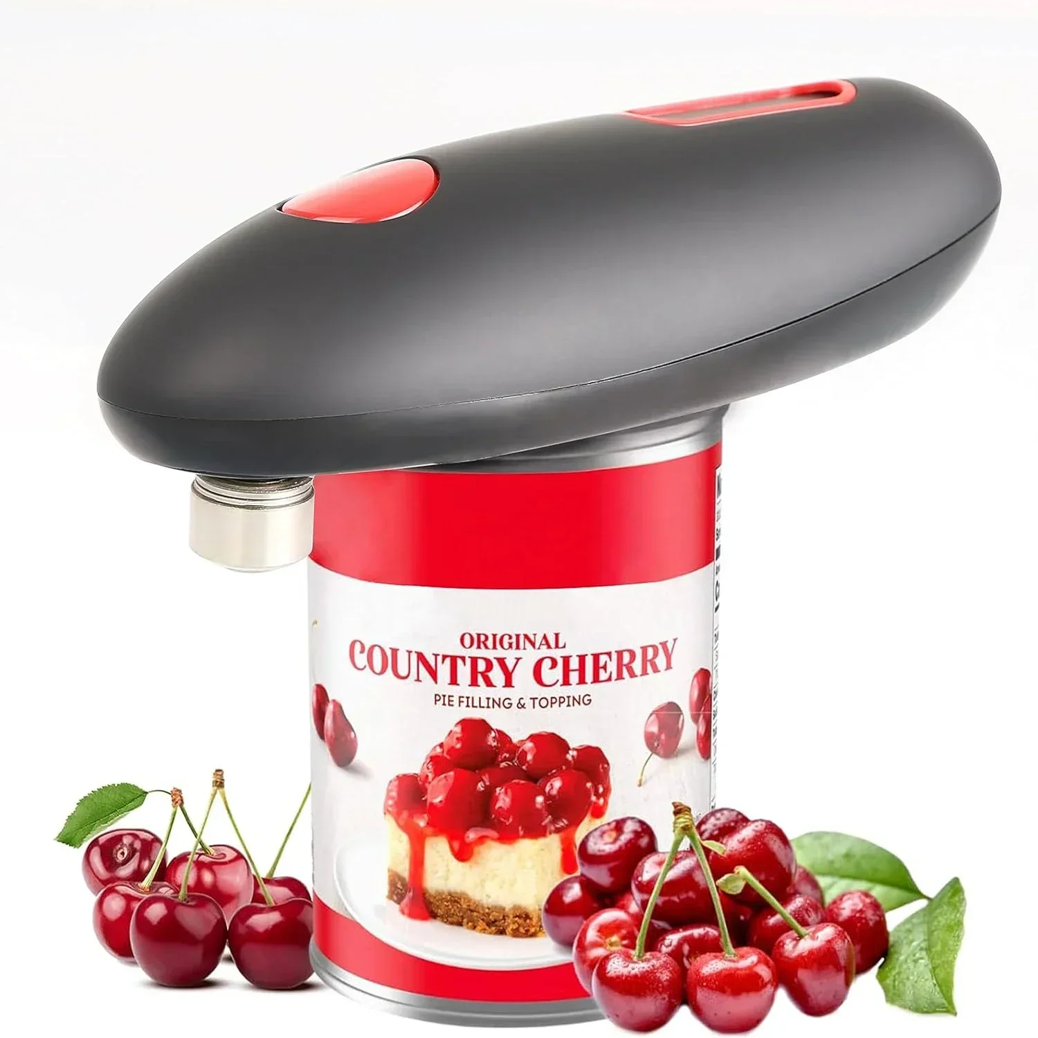 Electric Can Opener - Botol otomatis satu sentuhan, pembuka kaleng