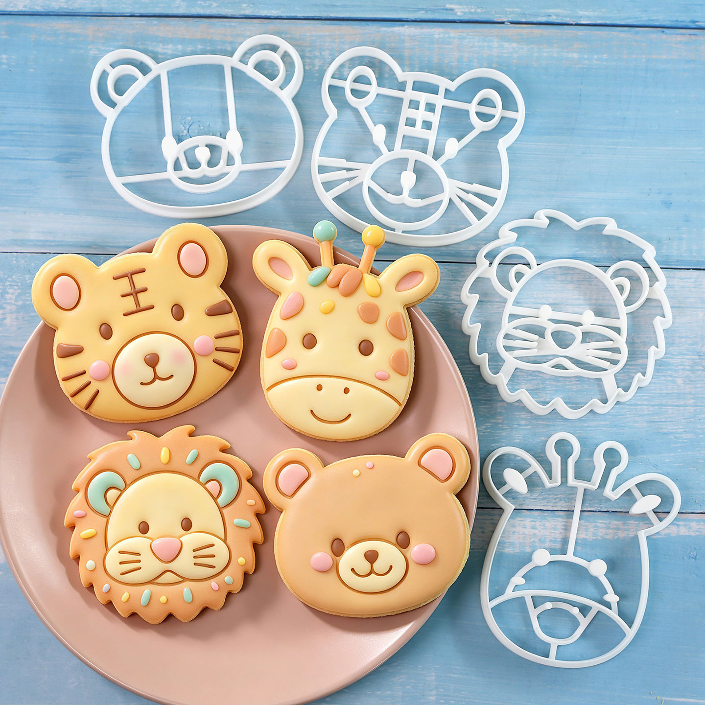 Kitchen Gadgets Set - 4 Buah Set Pemotong Kue Bentuk