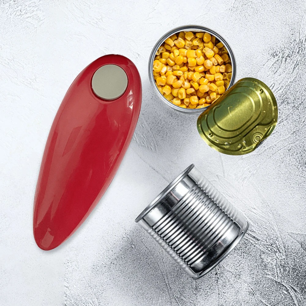 Electric Can Opener - Pembuka Kaleng Elektrik Portabel Bebas Genggam,