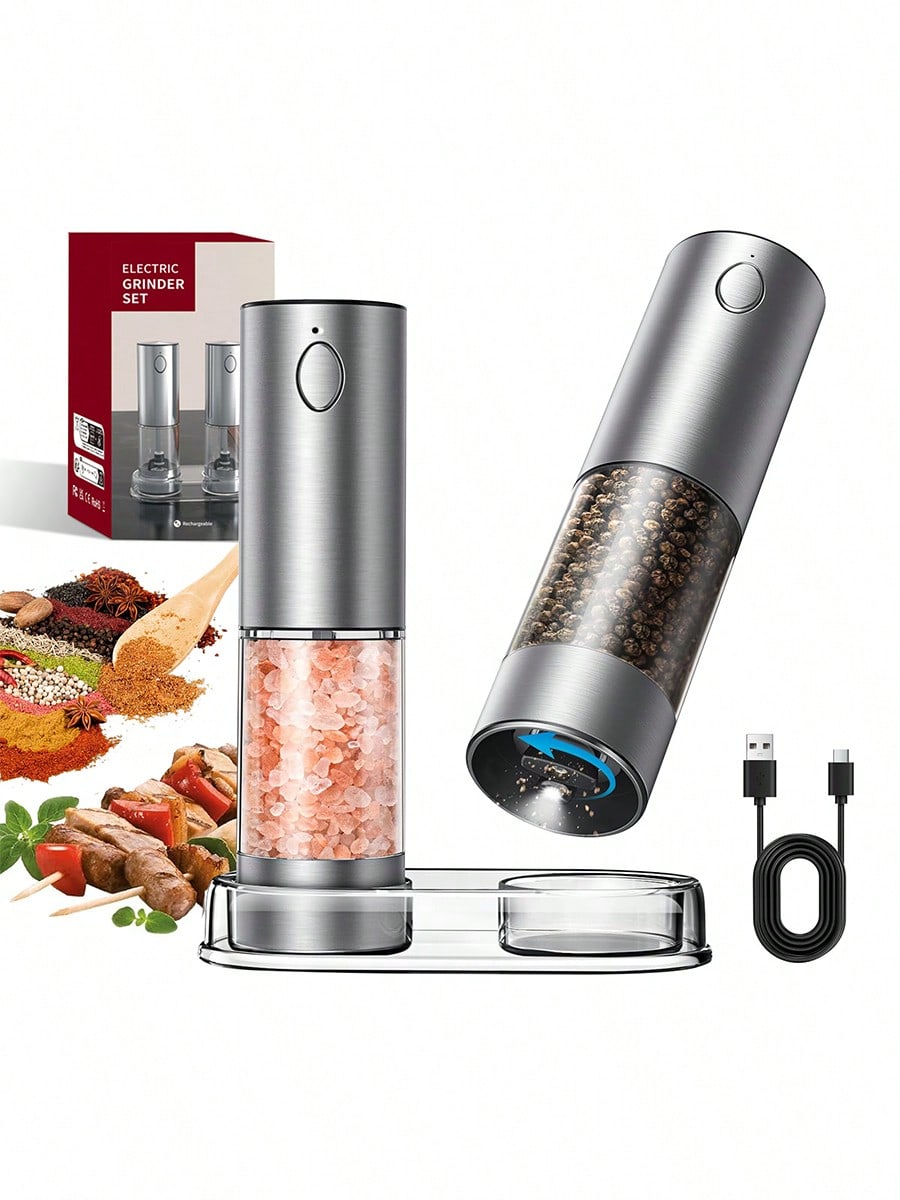 Kitchen Gadgets Gift Ideas - Set Penggiling Garam dan Merica Elektrik