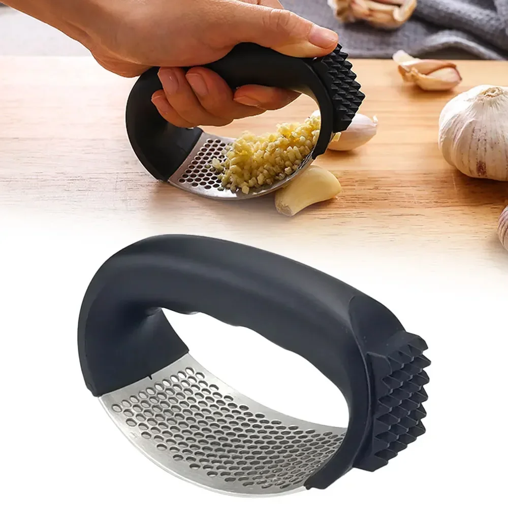 Kitchen Gadgets Garlic - Penghancur Bawang Putih Manual dari Baja