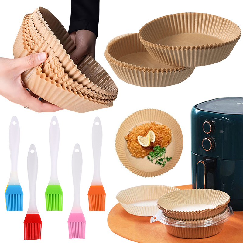 Kitchen Gadgets Set - 50/100 Buah Piring Kertas Penggoreng Udara