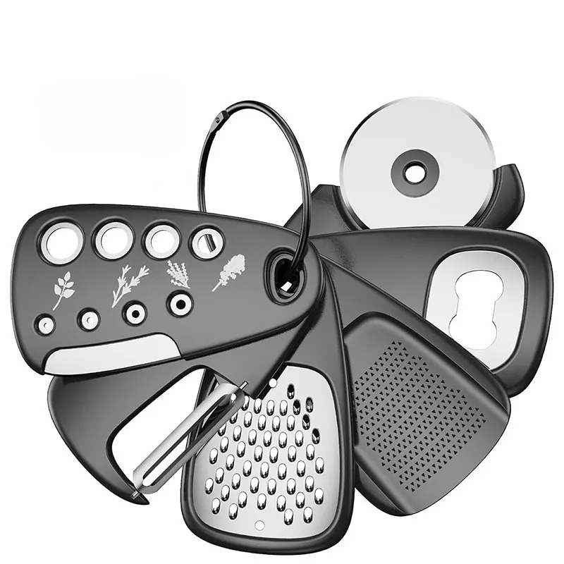 Kitchen Gadgets Vegetable Cutter - Alat masak parutan keju, Set 6