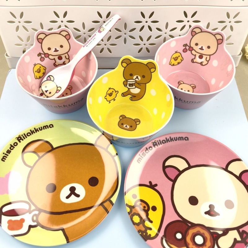 Kitchen Gadgets Set - Set Peralatan Makan Bermotif Rilakkuma yang