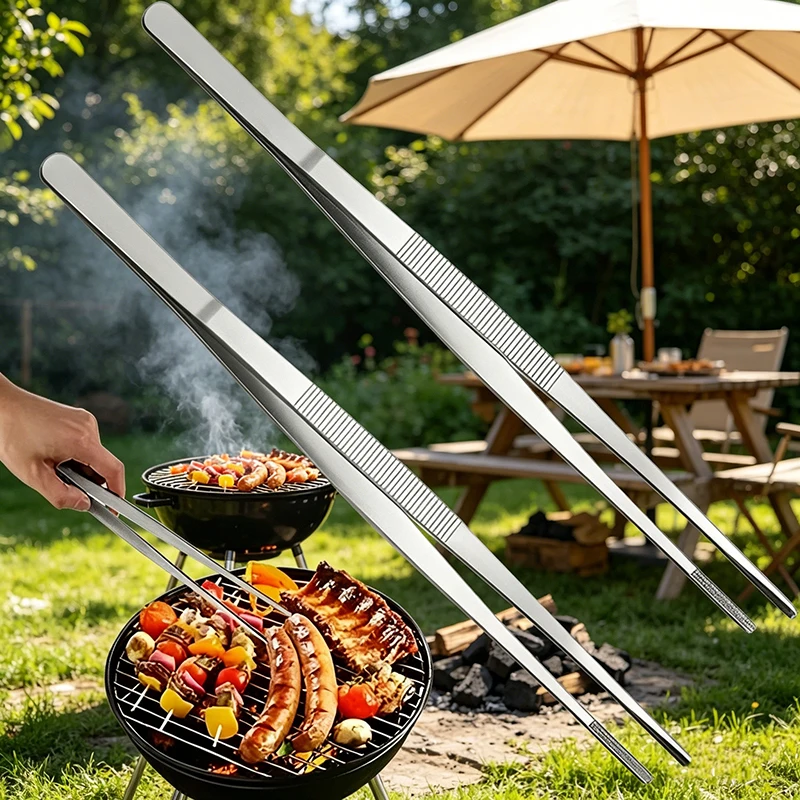 Kitchen Gadgets And Utensils - Penjepit Barbekyu Multifungsi Penjepit Makanan Baja