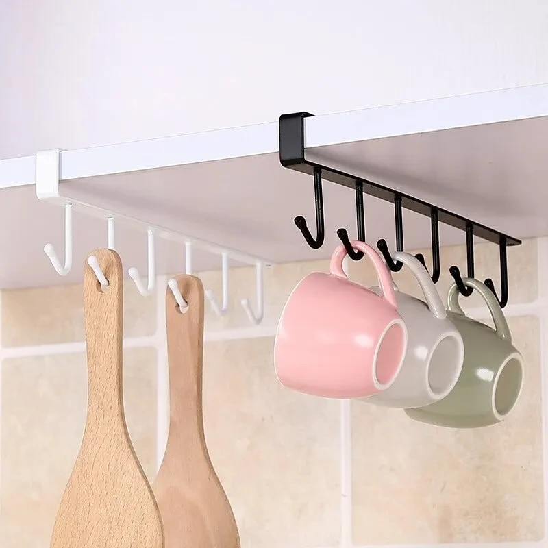 Kitchen Gadgets Cabinet - 6 kait cangkir kopi pemegang Mug
