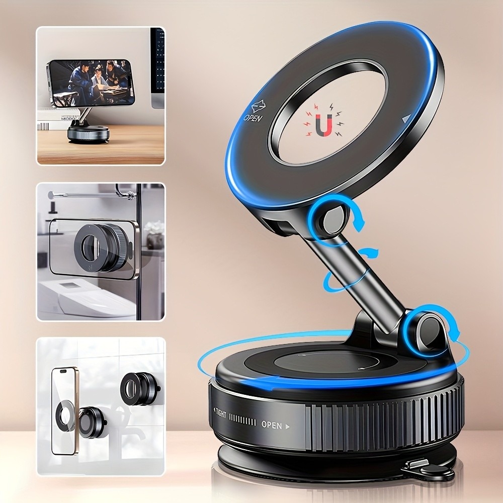 Kitchen Gadgets Dropshipping - Penyangga Ponsel Magnetik dengan Suction Cup,