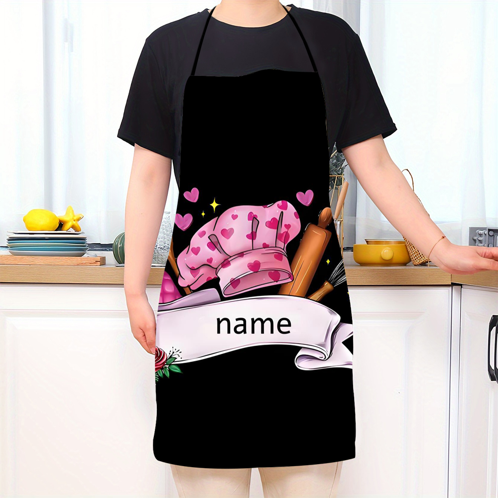 Celemek Personalisasi Teks Nam - Kitchen Gadgets Name ulasan dan harga