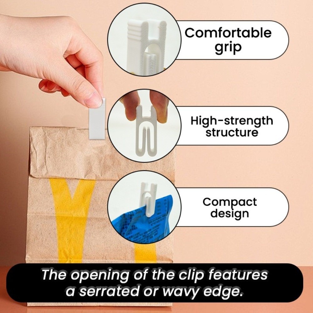Klip Penyegel Kantong Camilan  - Kitchen Gadgets To 3D Print ulasan dan harga