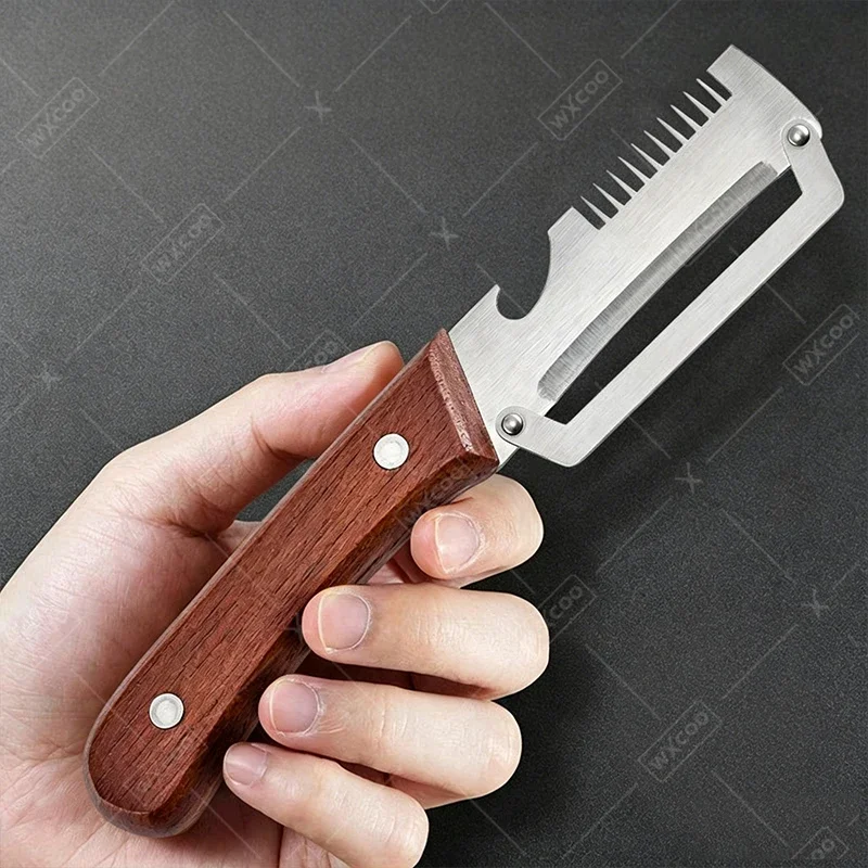 WXCOO Pengupas Baja Tahan Kara - Kitchen Gadgets Vegetable Cutter ulasan dan harga