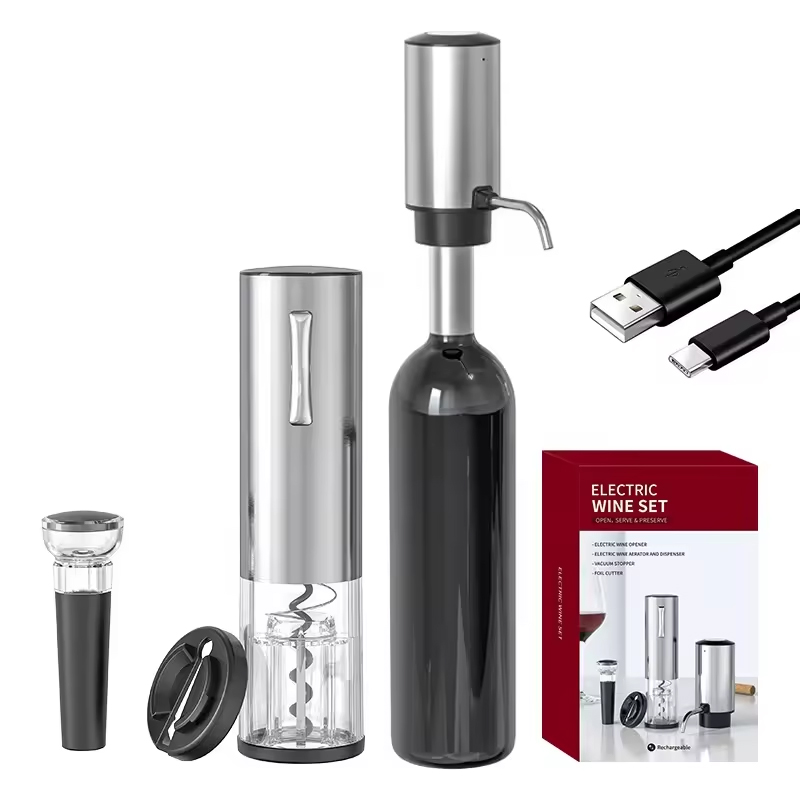 Desain baru 2024 4-in-1 Set pe - Electric Can Opener ulasan dan harga