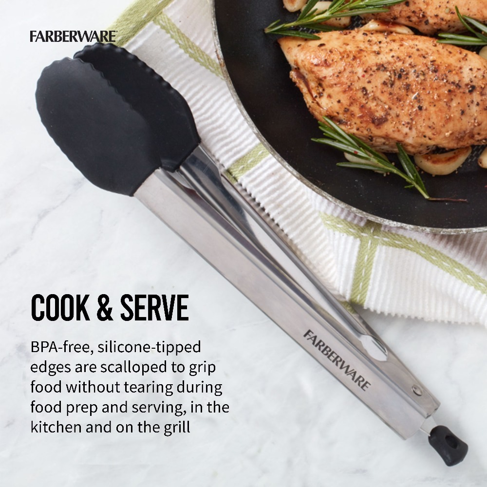 Penjepit Makanan dengan Ujung  - Kitchen Gadgets And Utensils ulasan dan harga