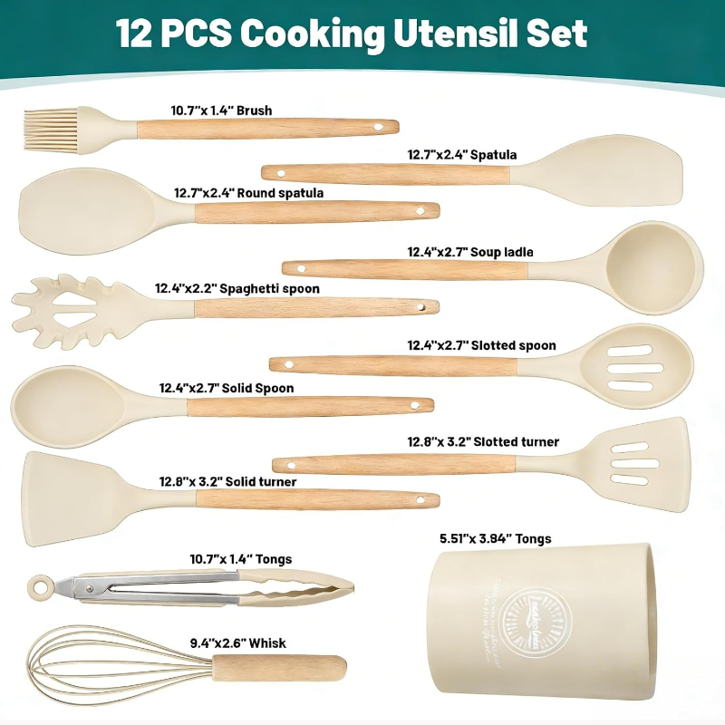 Set Peralatan Dapur Silikon Ga - Kitchen Gadgets And Utensils ulasan dan harga