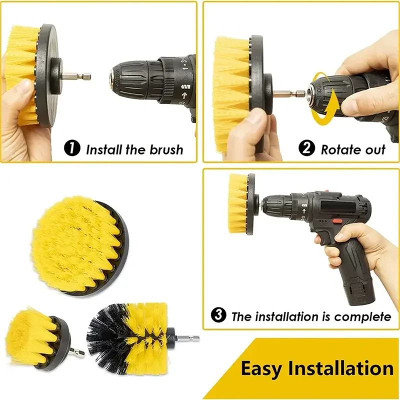 3 pcs/set set sikat bor alat p - Kitchen Gadgets Set ulasan dan harga