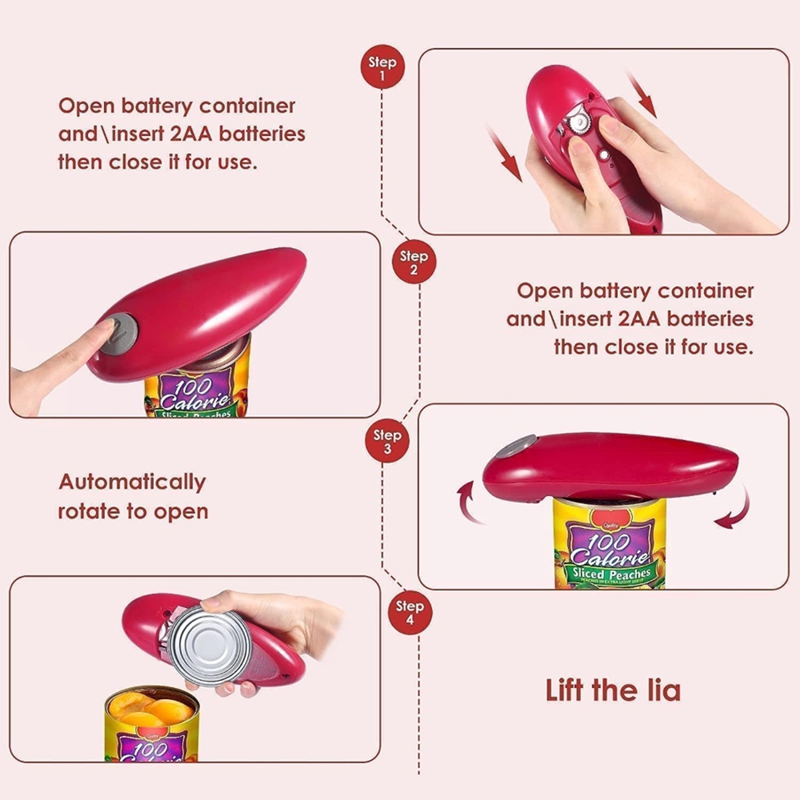 Pembuka Kaleng Listrik - Pembu - Electric Can Opener ulasan dan harga