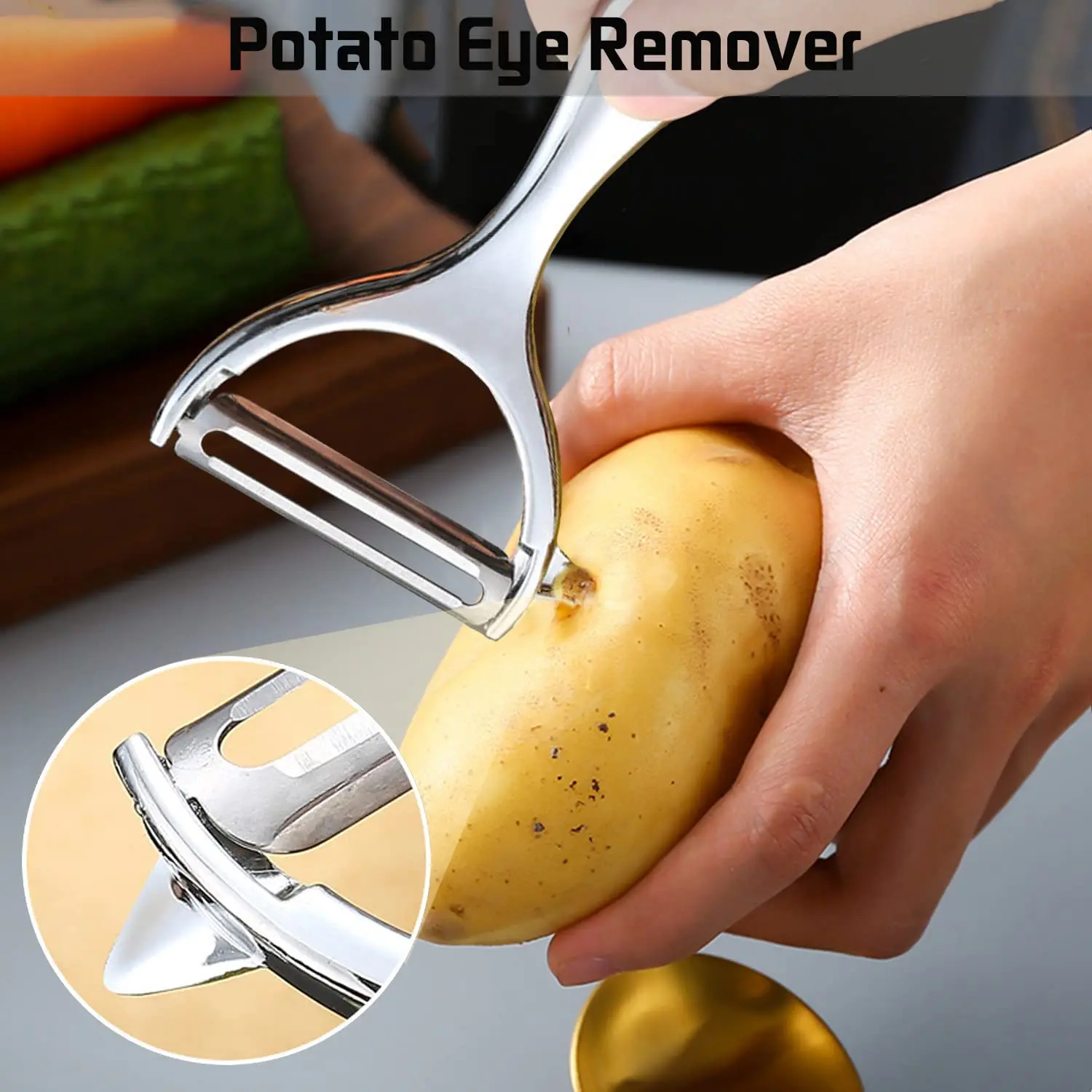 Alat pengupas sayuran baja tah - Kitchen Gadgets Dropshipping ulasan dan harga