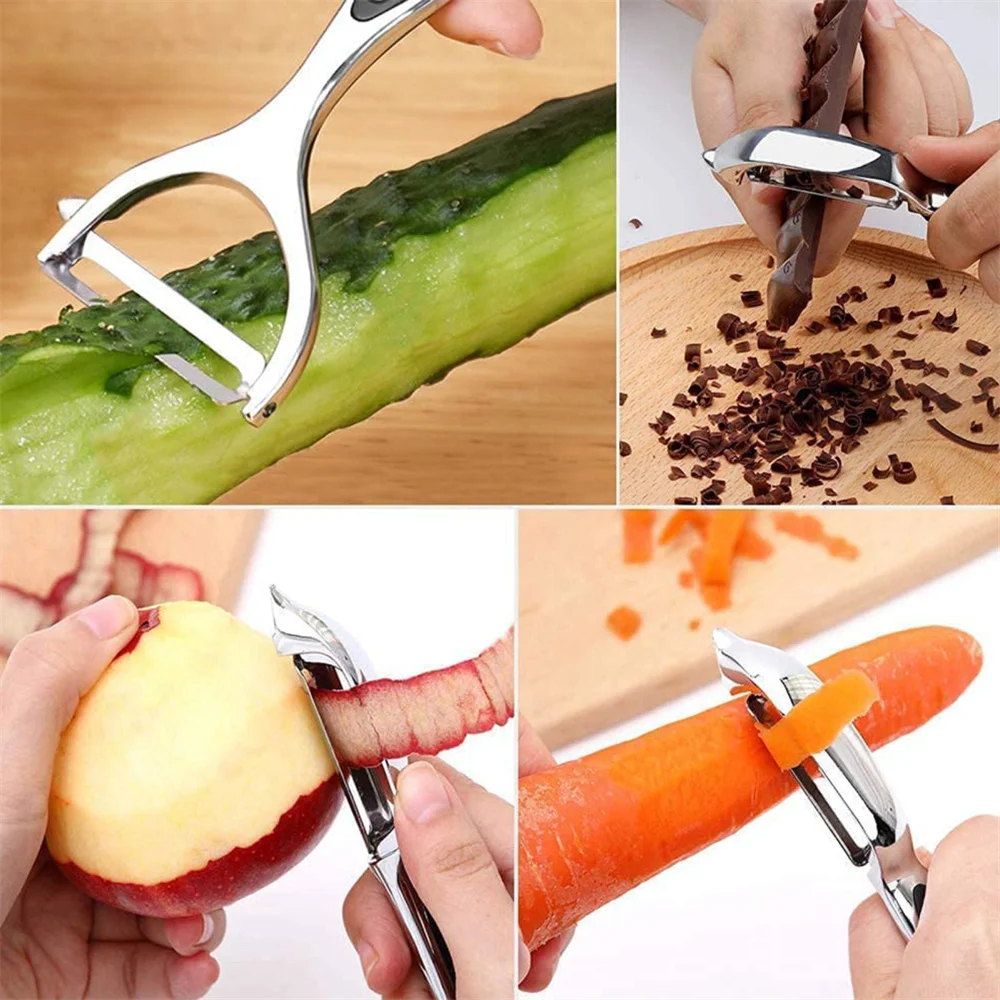 Alat pengupas sayuran baja tah - Kitchen Gadgets Dropshipping ulasan dan harga