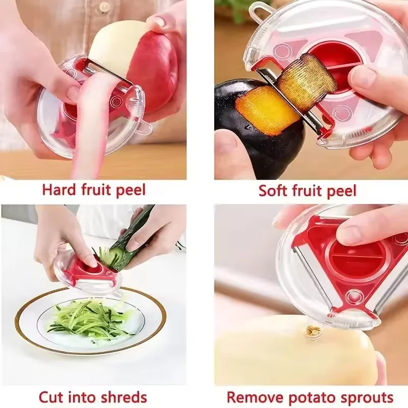 1PC Trio Peeler Set Pengupas S - Kitchen Gadgets Vegetable Cutter ulasan dan harga