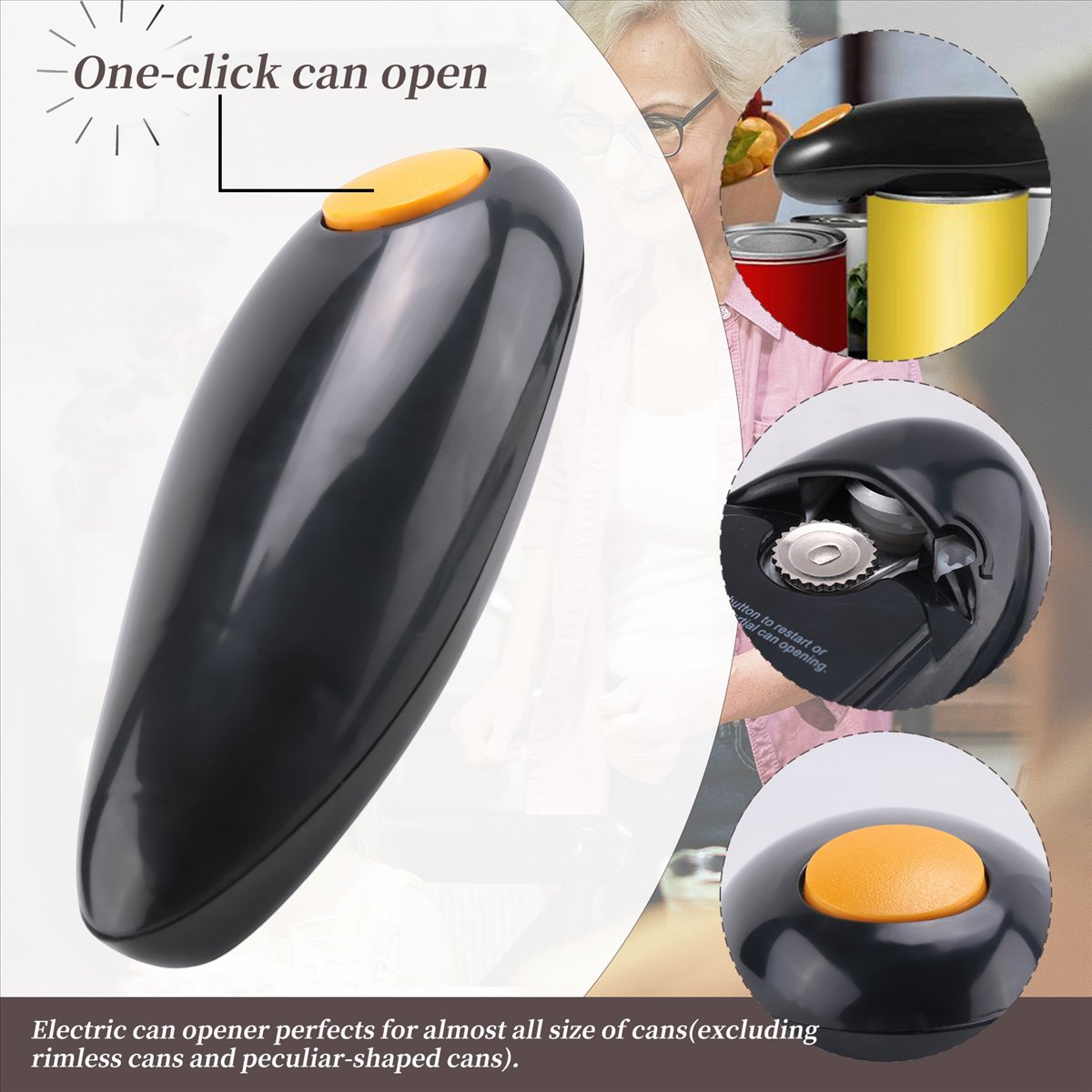 Pembuka Kaleng Elektrik newA10 - Electric Can Opener ulasan dan harga