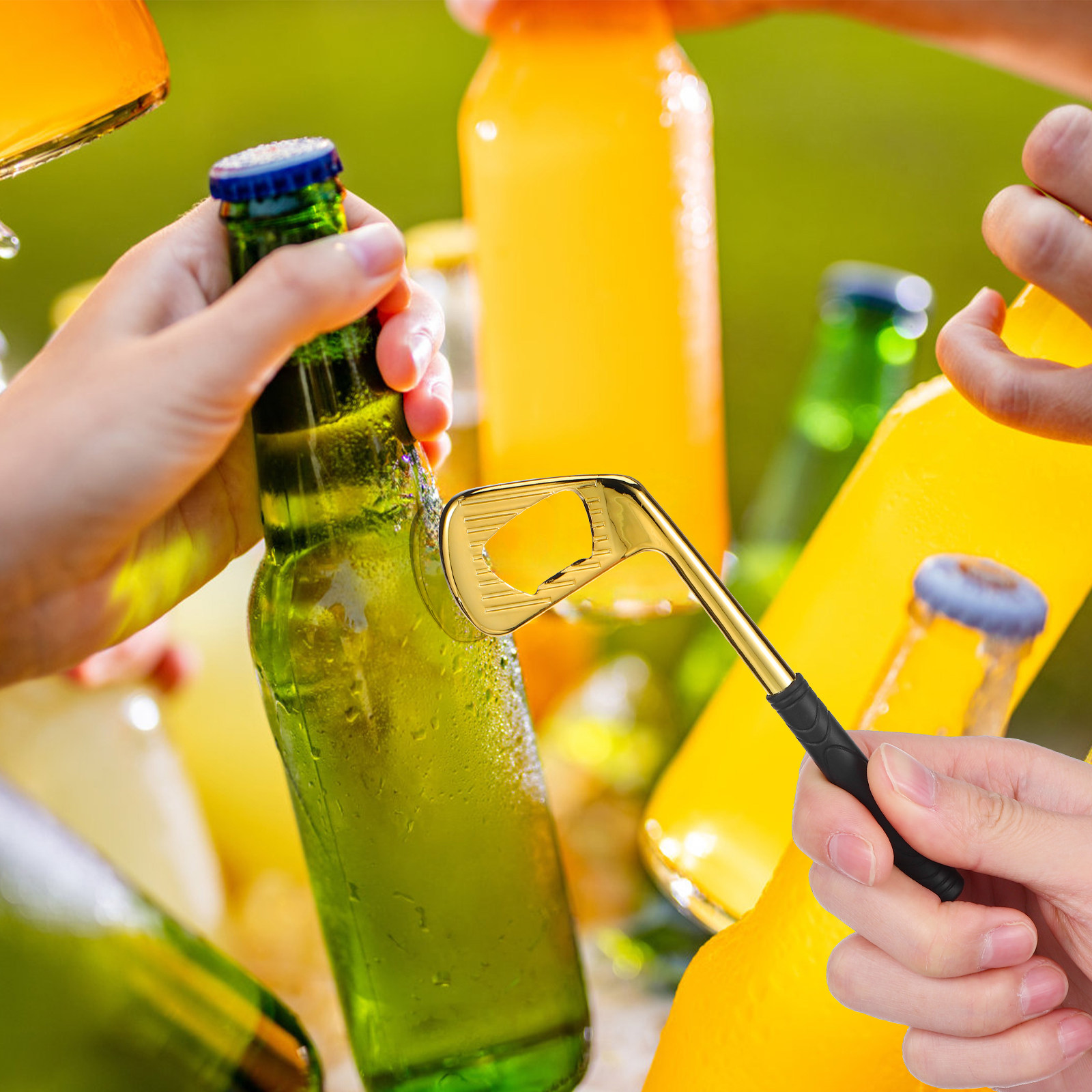 Pembuka Botol Bir Logam Desain - Kitchen Gadgets Club ulasan dan harga