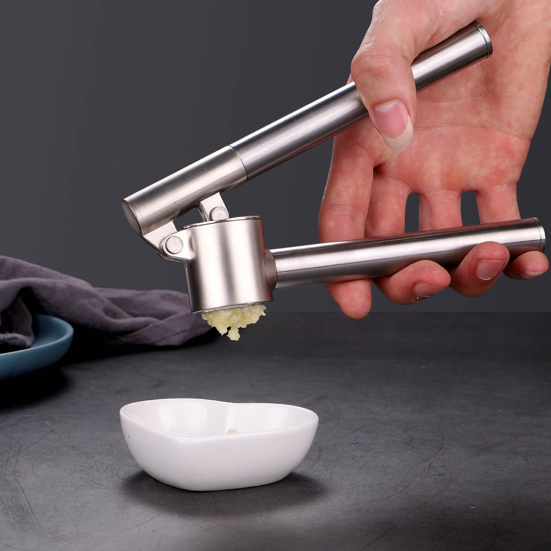 Penghancur Bawang Putih Stainl - Kitchen Gadgets Garlic ulasan dan harga